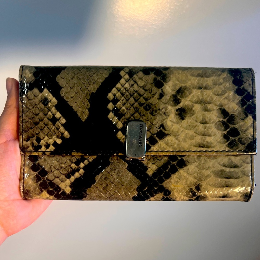 Mac & Jac  Snake Print Wallet